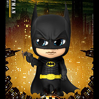 Batman with Grappling Gun Version Cosbaby - Batman 1989 - Hot Toys cosb709